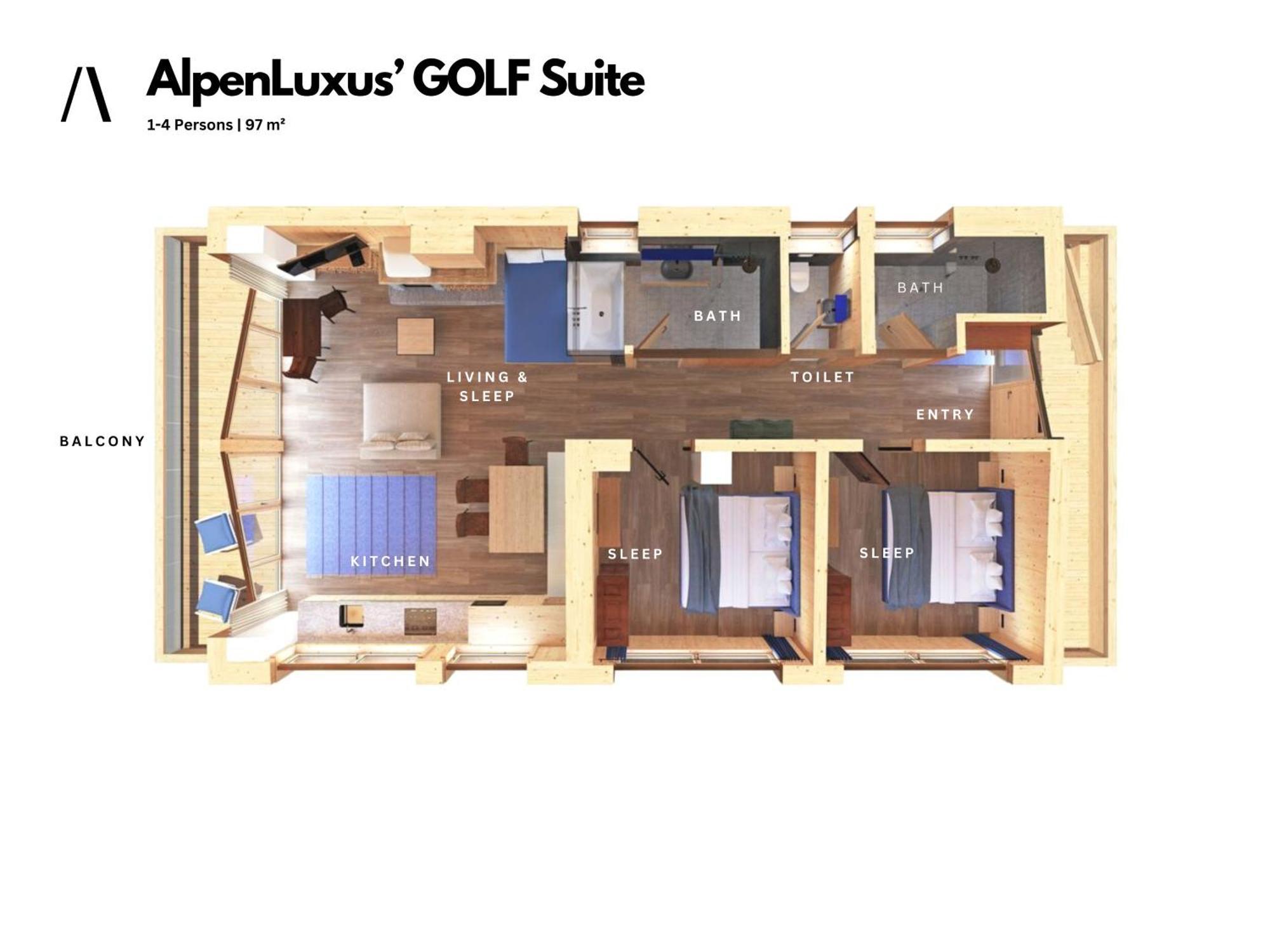 Sportlodge' Golf Suite - Natural Pool, Whirlpool & Sauna By Alpenluxus Appartements Kleinboden Exterior photo